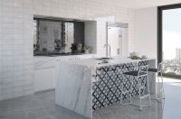 Плитка 25x13 настенная Decor Ask Marine рельефная глянцевая синий Cifre Плитка 25x13 настенная Decor Ask Marine рельефная глянцевая синий Cifre