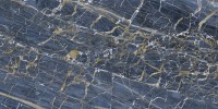 Керамогранит 120x60 напольная Golden Blue гладкая полированная синий Cifre