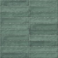 Плитка 25x5 настенная Mahi Emerald Brillo глянцевая бирюзовый Cifre