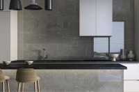 Плитка 100x33 настенная Pietra Greige гладкая глянцевая серый Cifre Плитка 100x33 настенная Pietra Greige гладкая глянцевая серый Cifre