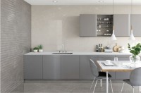 Плитка 100x33 настенная Pietra Greige гладкая глянцевая серый Cifre Плитка 100x33 настенная Pietra Greige гладкая глянцевая серый Cifre