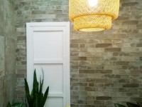 Керамогранит 28x7 настенная Subway Nature гладкая матовая коричневый Cifre