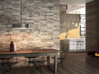 Керамогранит 28x7 настенная Subway Nature гладкая матовая коричневый Cifre