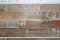 Керамогранит 28x7 настенная Subway Nature гладкая матовая коричневый Cifre