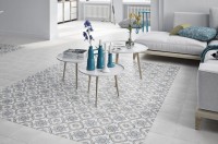 Керамогранит 20x20 напольная Adobe Decor Basma White гладкая матовая разноцветный Cifre Керамогранит 20x20 напольная Adobe Decor Basma White гладкая матовая разноцветный Cifre