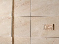 Плитка 25x3 Moldura Hiro Almond рельефная глянцевая бежевый Cifre Плитка 25x3 Moldura Hiro Almond рельефная глянцевая бежевый Cifre