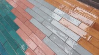 Плитка 25x5 настенная Mahi Aquamarine Brillo глянцевая Cifre