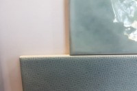 Плитка 30x8 настенная Opal Sky рельефная глянцевая голубой Cifre