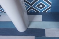 Керамогранит 59x10 Nebraska Colours Aqua рельефная матовая морской Cifre