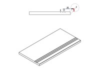 базовая Италон 60x30 Эверстоун Х2 Бортик Дезерт грип 620090000640