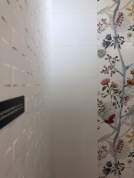 Плитка панно 90x126 Алби белый сад 4 сатинированная Fanal