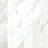 Настенная плитка мозаика 30x30 Cersanit Royal Stone 16040 белая. глазурованная