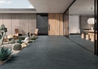 Плитка 120x60 Кварстоун антрацит матовая Vitra