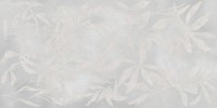 Плитка 120x60 АртВолл Цветы Серый Матовый матовая Vitra