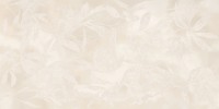 Плитка 120x60 АртВолл Цветы Слоновая Кость Матовый матовая Vitra