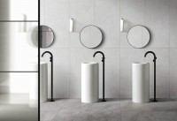 Плитка 120x60 МикроЦемент Светло-серый МатR10A матовая Vitra Плитка 120x60 МикроЦемент Светло-серый МатR10A матовая Vitra