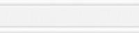 Настенная плитка бордюр 25x6 Шахтинская Плитка Флора 010200000124 керамик белый. глазурованная