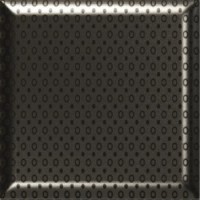 Плитка 15x15 настенная Novel Diva Metallic гладкая полуматовая черно-серый Baldocer