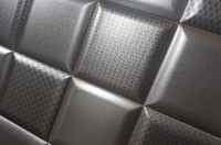 Плитка 15x15 настенная Novel Diva Metallic гладкая полуматовая черно-серый Baldocer