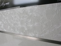 Плитка декор 70x25 Decor Taryn Perla рельефная глянцевая белый Baldocer Плитка декор 70x25 Decor Taryn Perla рельефная глянцевая белый Baldocer