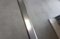 Плитка карандаш металлический 256x12 Listelo Aluminio Brillo гладкая глянцевая серебристый Baldocer Плитка карандаш металлический 256x12 Listelo Aluminio Brillo гладкая глянцевая серебристый Baldocer