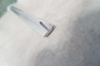 Плитка карандаш металлический 256x12 Listelo Aluminio Brillo гладкая глянцевая серебристый Baldocer Плитка карандаш металлический 256x12 Listelo Aluminio Brillo гладкая глянцевая серебристый Baldocer