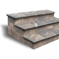 Ступень фронтальная 33x33 14мм Nevada Peldano Emperador нескользящая r12 Exagres