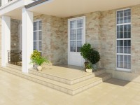 Плитка 33x33 8мм Stone Base Ocre нескользящая r12 Exagres