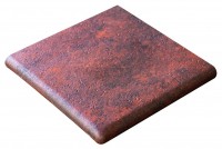 Ступень 33x33 Gres de Aragon Esquina Jasper Rojo