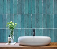 Плитка настенная 7x30 Мартиника Turquoise глянцевая Monopole Плитка настенная 7x30 Мартиника Turquoise глянцевая Monopole