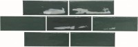 Плитка для ванны 15x5 Артисан темно-зеленый 60 шт//м2 глянцевая Monopole Плитка для ванны 15x5 Артисан темно-зеленый 60 шт//м2 глянцевая Monopole