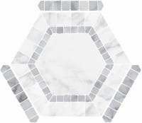 Плитка напольная 25x22 Ибица белый матовая Monopole