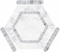 Плитка напольная 25x22 Ибица белый матовая Monopole