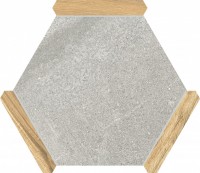 Плитка напольная 25x22 Сакраменто пепельный - сосна матовая Monopole