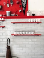 Плитка настенная 30x10 Лагуна белая с фаской глянцевая Monopole Плитка настенная 30x10 Лагуна белая с фаской глянцевая Monopole