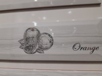 Плитка декор 30x10 Фрут Лагуна Апельсин глянцевая Monopole