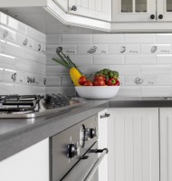 Плитка декор 30x10 Фрут Лагуна Малина глянцевая Monopole