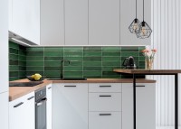 Плитка настенная 7x30 Мартиника Green глянцевая Monopole Плитка настенная 7x30 Мартиника Green глянцевая Monopole