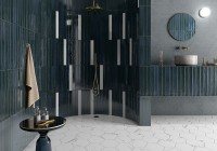 Плитка для ванны 40x5 Сердена сине-зеленая 1 глянцевая Monopole