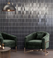 Плитка 20x20 Мелоди черная глянцевая Monopole