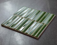 Плитка 20x20 Мелоди зеленая глянцевая Monopole