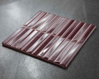 Плитка 20x20 Мелоди бордовая глянцевая Monopole