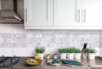 Плитка настенная 30x10 Antique gris brillo bisel глянцевая Monopole Плитка настенная 30x10 Antique gris brillo bisel глянцевая Monopole