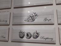 Плитка декор 30x10 Fruit Laguna Raspberry глянцевая Monopole