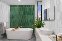 Плитка настенная 7x30 Martinica Green глянцевая Monopole Плитка настенная 7x30 Martinica Green глянцевая Monopole