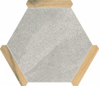 Плитка напольная 25x22 Sacramento Ceniza Pino матовая Monopole