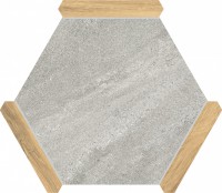 Плитка напольная 25x22 Sacramento Ceniza Pino матовая Monopole