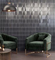 Плитка 20x20 Melody Black глянцевая Monopole