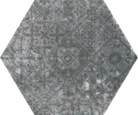 Плитка Monopole керамогранит 24x20 Decor Gris Pompeia матовая