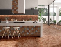 Керамогранит 45x45 Kube Quinta Cotto гладкая матовая терракот La Platera Керамогранит 45x45 Kube Quinta Cotto гладкая матовая терракот La Platera